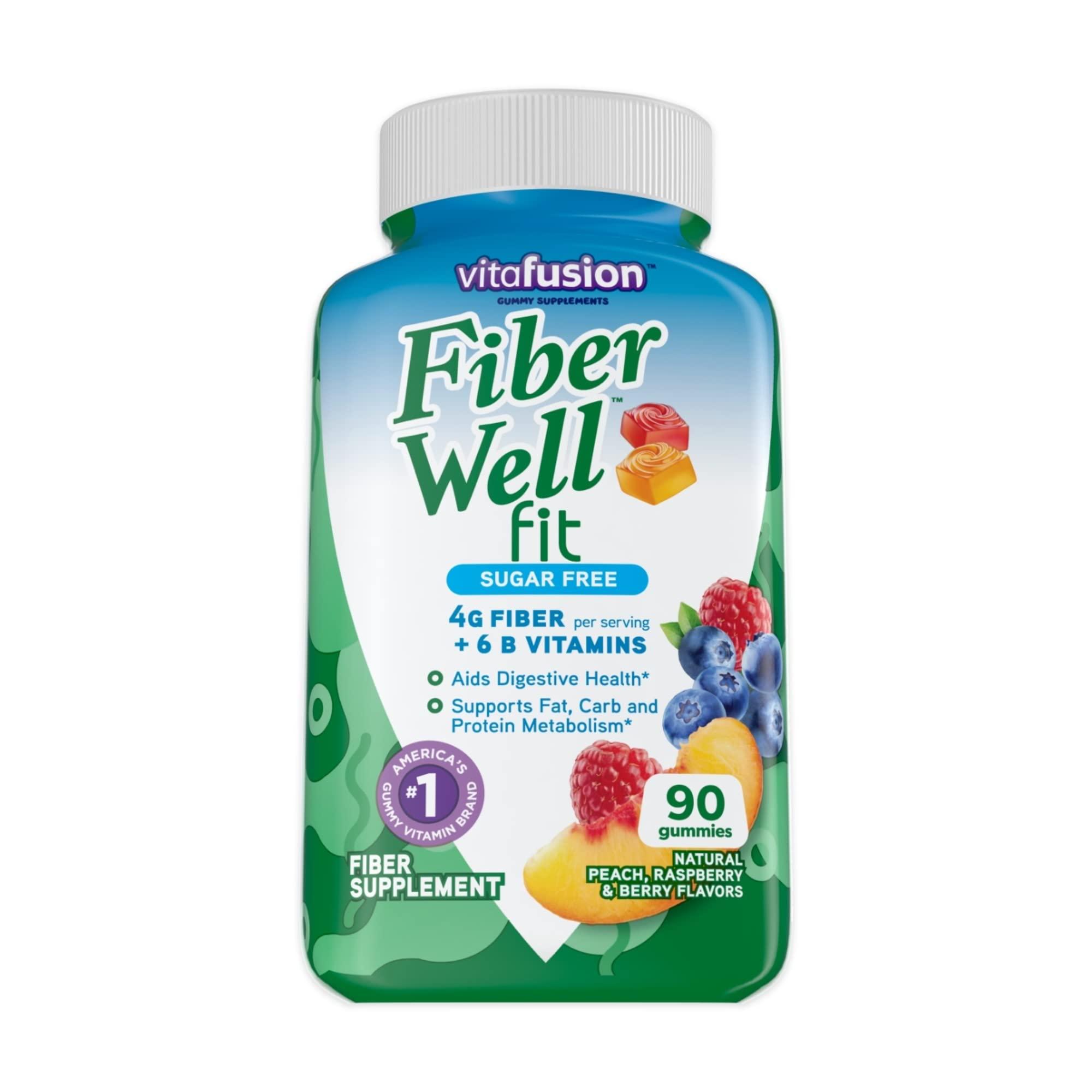 Vitafusion Vitafusion Fiber Well Fit Gummies, 90 Count and Lil Critters Kids Fiber Gummies, 90 Gummies