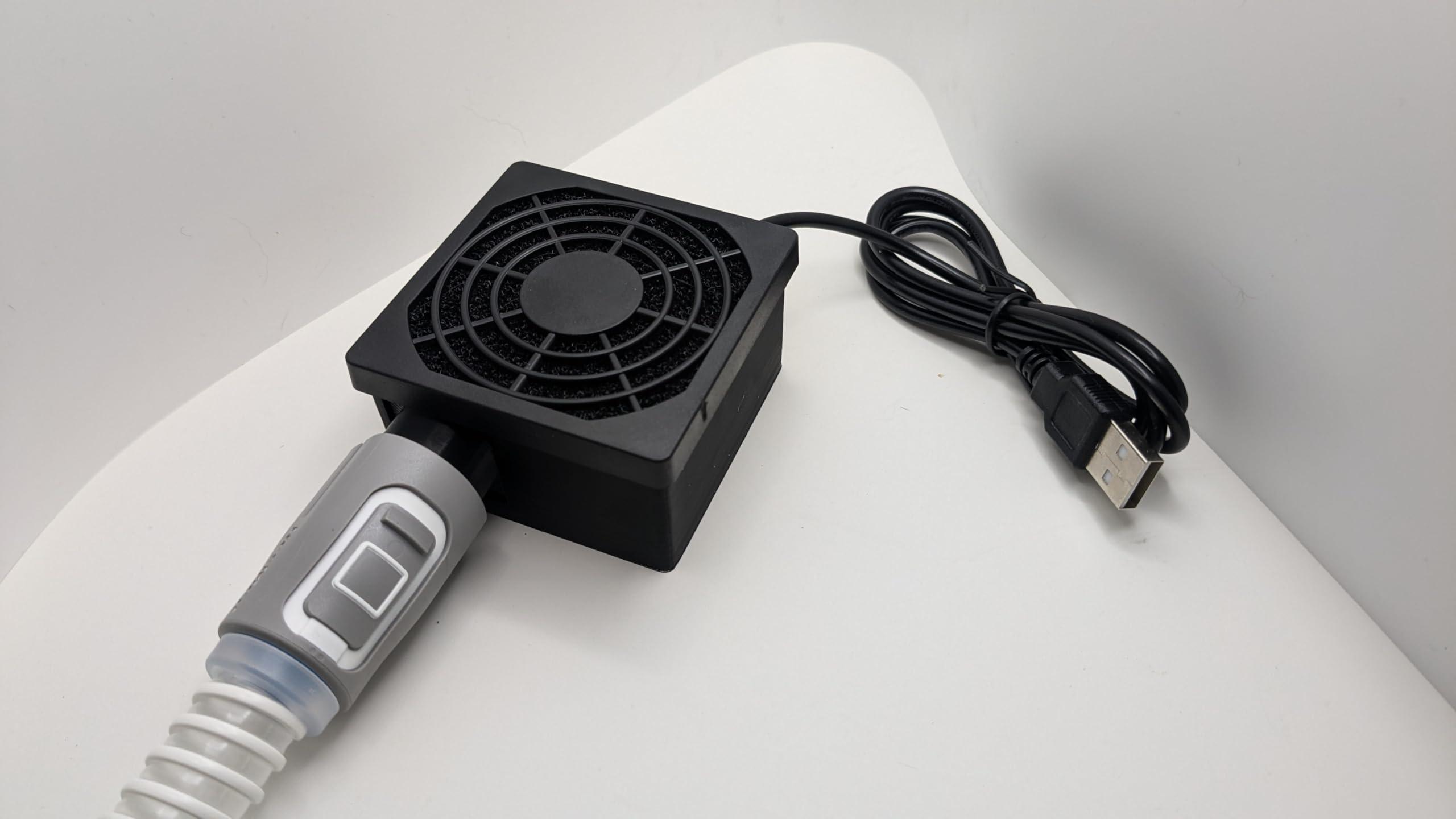 Generic Generic Hose Dryer with Filter Compatible with CPAP and BIPAP Hoses, USB Powered and Nearly Silent. (Include Both AC Adapter and Speed Control/Timer), Black