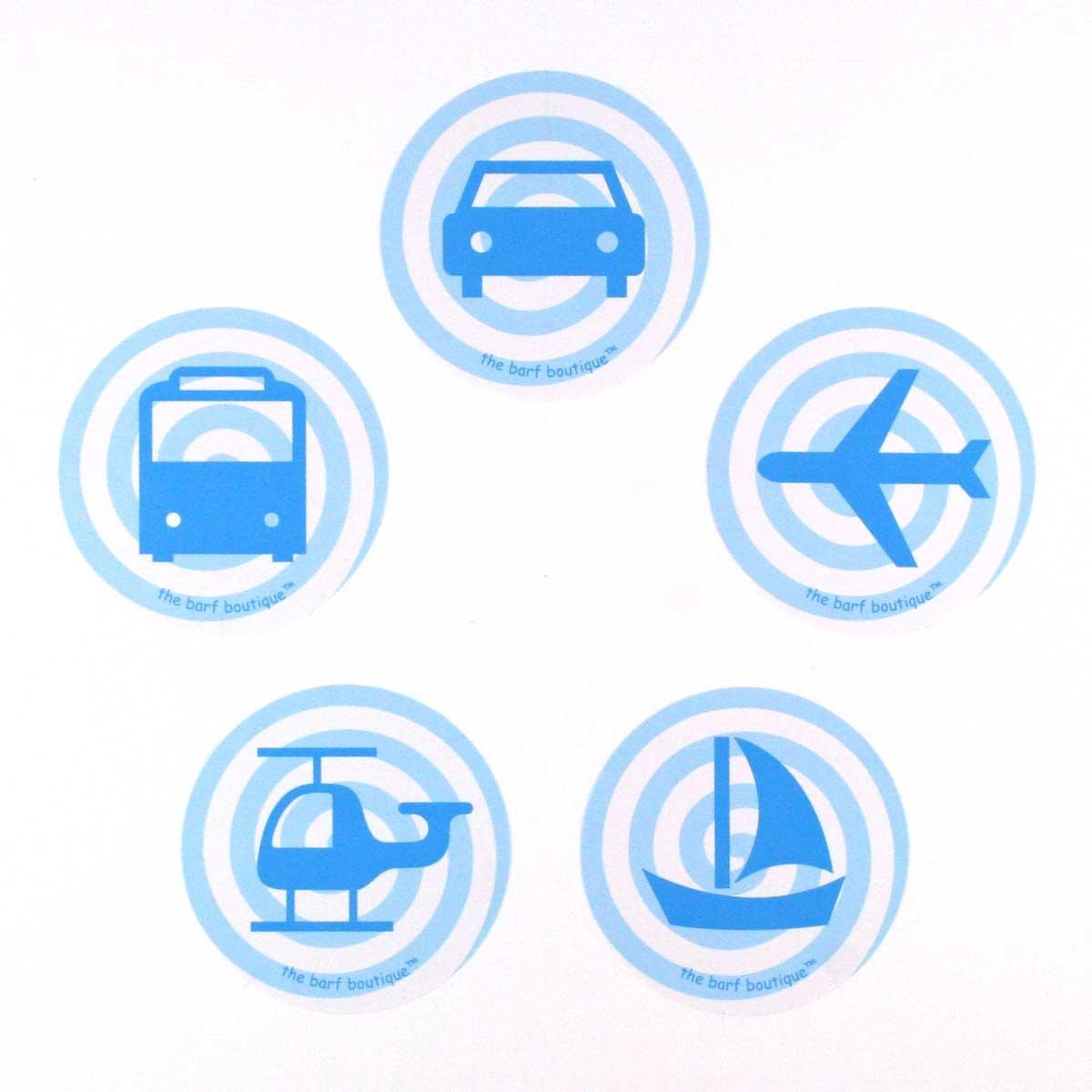 The Barf Boutique "Vertigo" Barf Bags - Travel & Motion Sickness Bags (5 Bag Variety Pack)