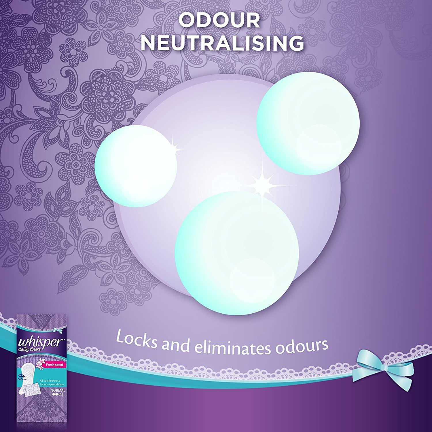 WHISPER Whisper Daily Liners Clean & Fresh Normal 20N - India