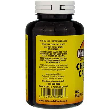 Nature's Blend Nature's Blend Chewable Calcium 500 mg, 100 Tablets (Pack of 5)