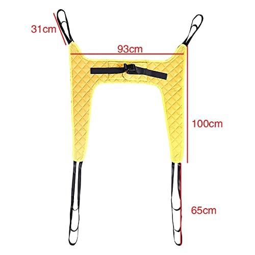 MOFOCO MOFOCO Toileting Sling Patient Lifter, Medical Lift Equipment Commode Sling Divided Leg Sling Medical Transfer Belt with Four Point Support Full Body Sling