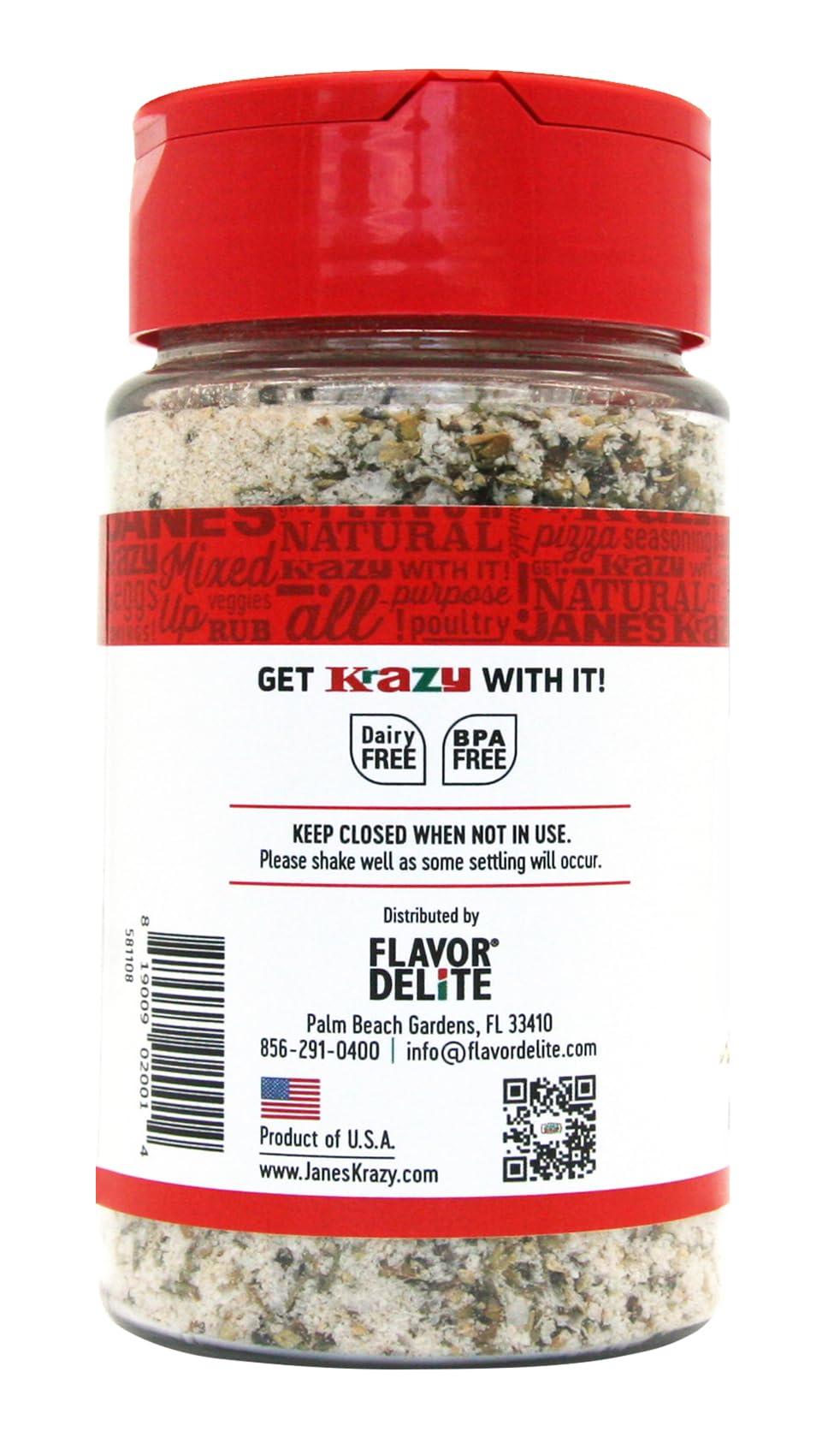 Jane's Krazy Jane's Krazy Mixed Up Salt, 4-Ounce Unit (Pack of 12)
