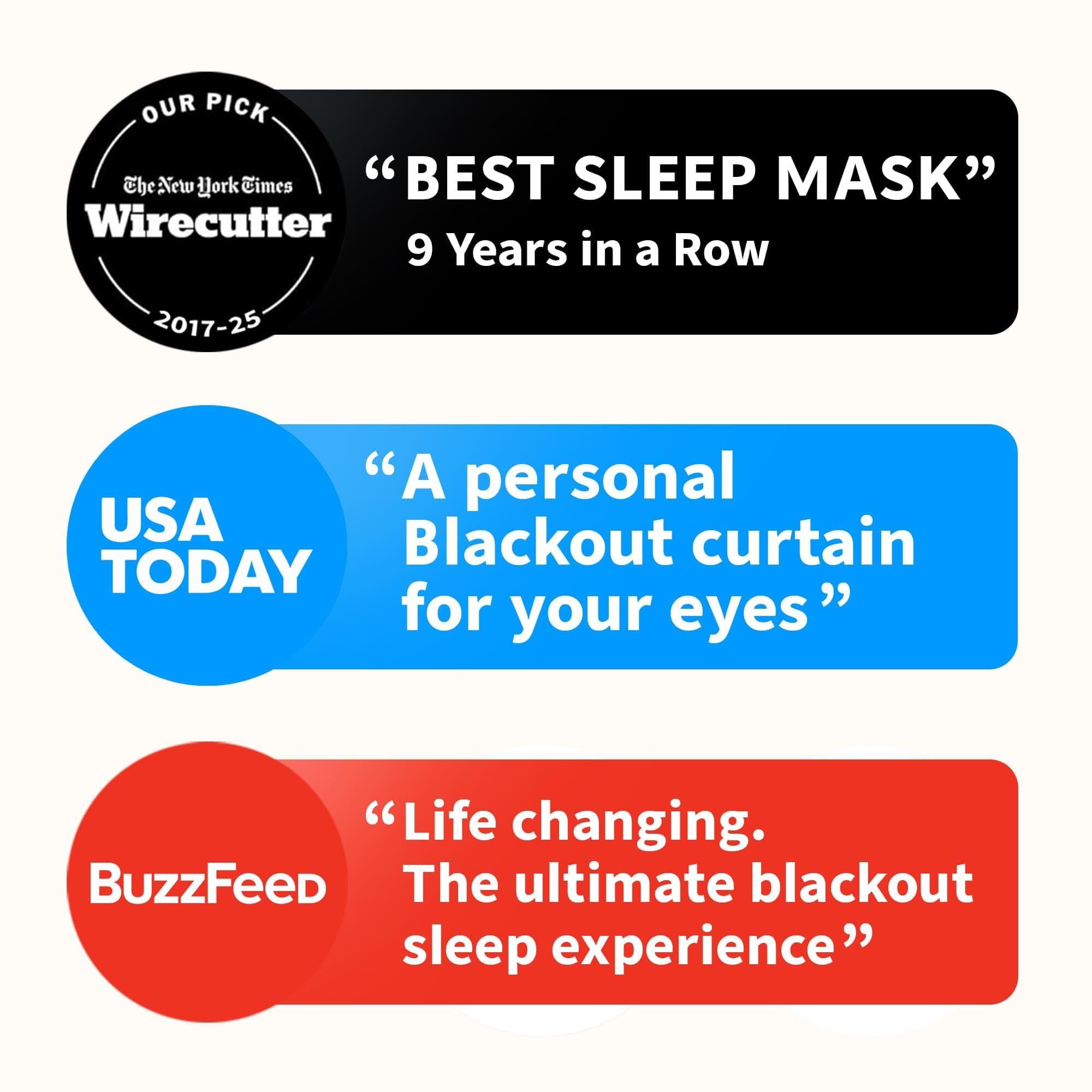 Nidra Nidra Sleep Mask for Men Women, Blue 3D Blackout Sleeping Mask, Contoured Eye Mask for Lash Extensions, Side Sleepers Eye Cover, Zero Eye Pressure, Travel Eye Shades, Night Blindfolded for Deep Sleep