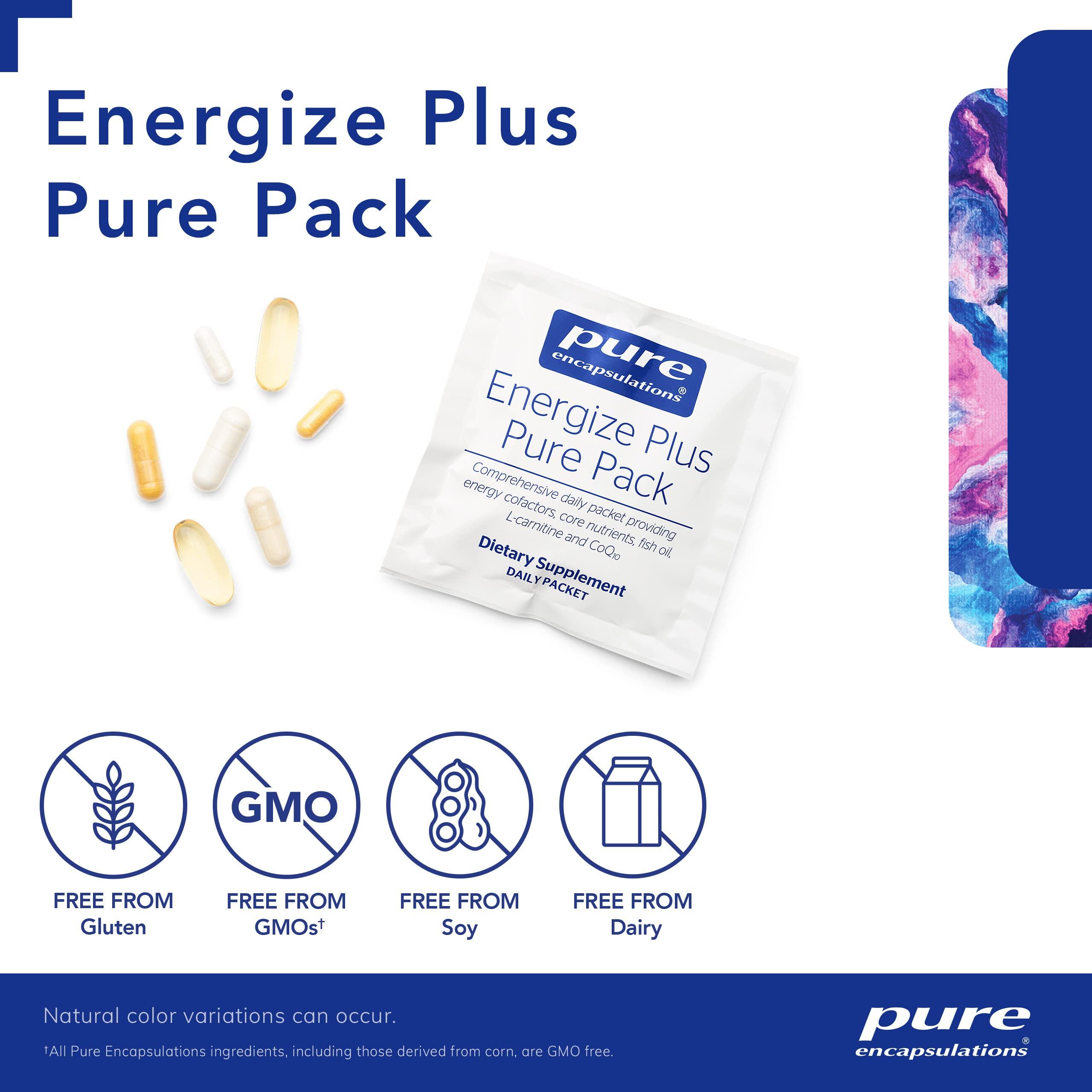 Pure Encapsulations Pure Encapsulations Energize Plus Pure Pack | Supplement to Support Energy Production and Nutrient Metabolism* | 30 Packets