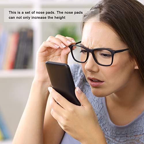 Healifty 20 Sheets Non-Slip Eye and Nose Stickers Glasses Supplies Practical Nose Pad Nose Patch Nasal Stick Anti-Skid Nose Pad Glasses Accessory Eyeglasses Nose Pad Non-Slipping Nose Pads