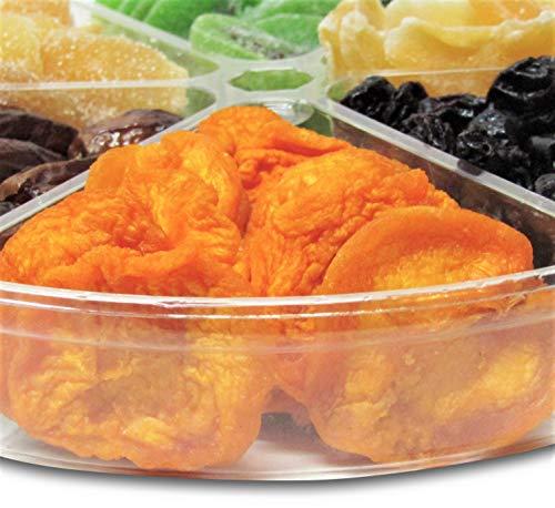 It's Delish Gourmet Dried Fruit Variety Gift Tray Large 6-Pt by It's Delish - Gift Basket | New Year Events, Fathers Mothers Day Holiday Party Birthday Valentines Anniversary Sympathy Get Well Hostess Gift Box