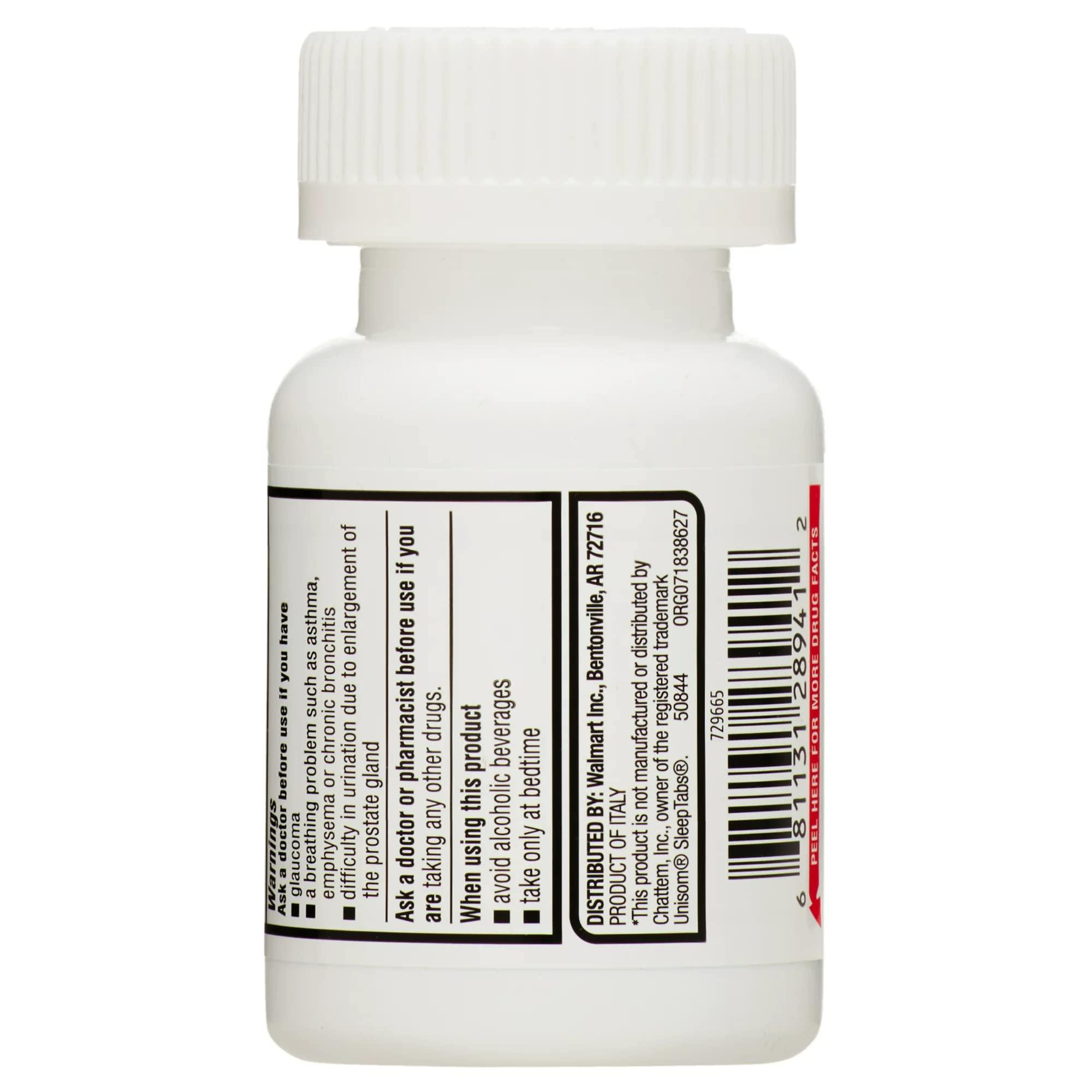 FUSION SHOP STORE Smart choices, meaningful life! Doxylamine Succinate- Tablets Nighttime 32 Count Equate Sleep Aid 25mg (Pack of 1), Boxed by Fusion Shop Store