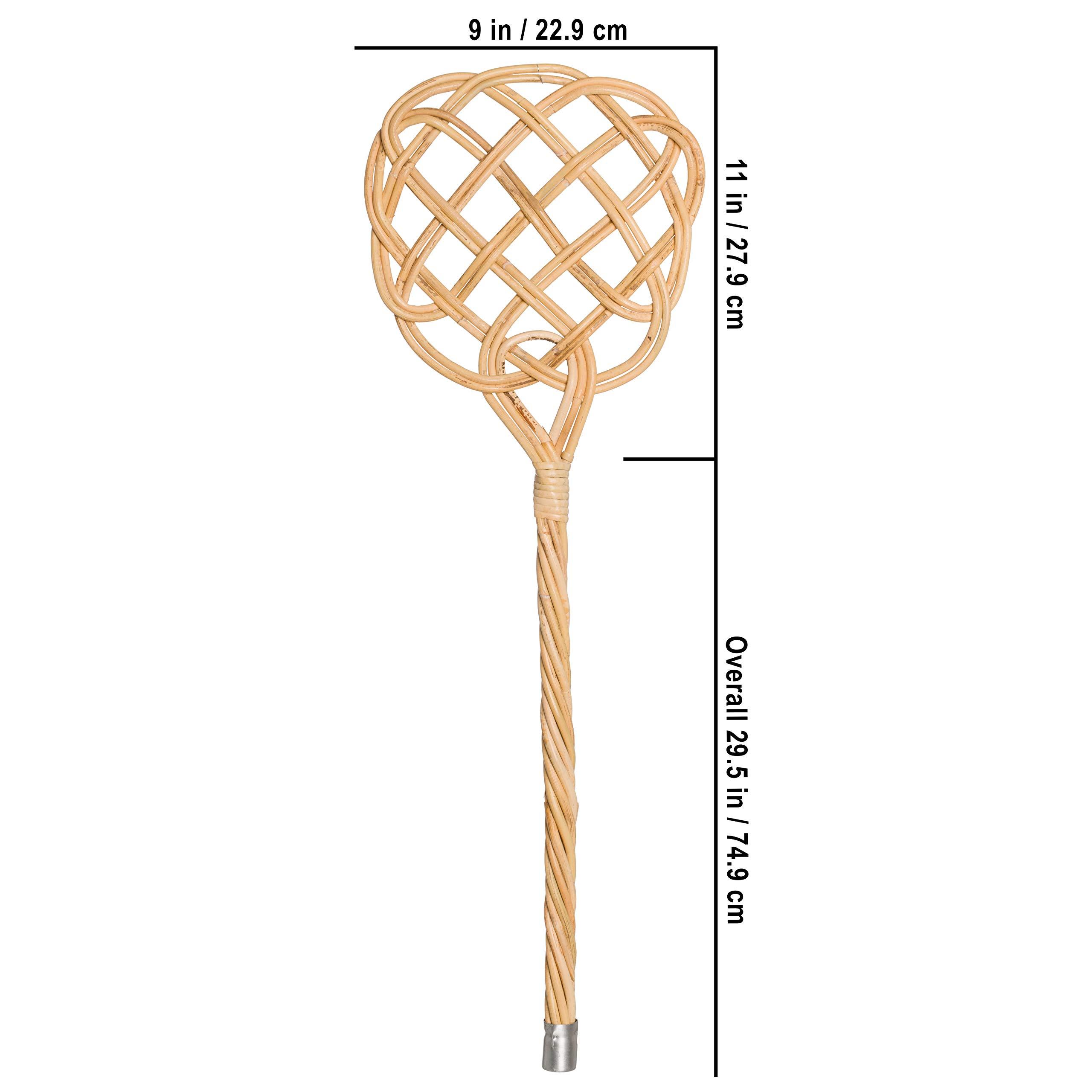 REDECKER REDECKER Rattan Reed Carpet Beater, 29-1/2-Inches - Rug Beater Vintage - Carpet Beater Paddle - Rattan Carpet Beater - Rug Paddle Clean - Rug Duster Beater - Carpet and Rug Beater