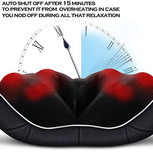 VIKTOR JURGEN VIKTOR JURGEN Christmas Gifts for Women & Men, Shiatsu Neck and Shoulder Massager with Heat Deep Tissue Kneading Sports Recovery Massagers for Back, Foot, Relaxation Gifts for Wife, Husband, Him, Her