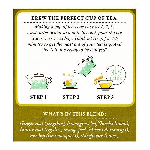 tadin TADIN GINGER TEA BLEND WITH 24 BAGS - TE DE JENGIBRE CON 24 BOLSAS