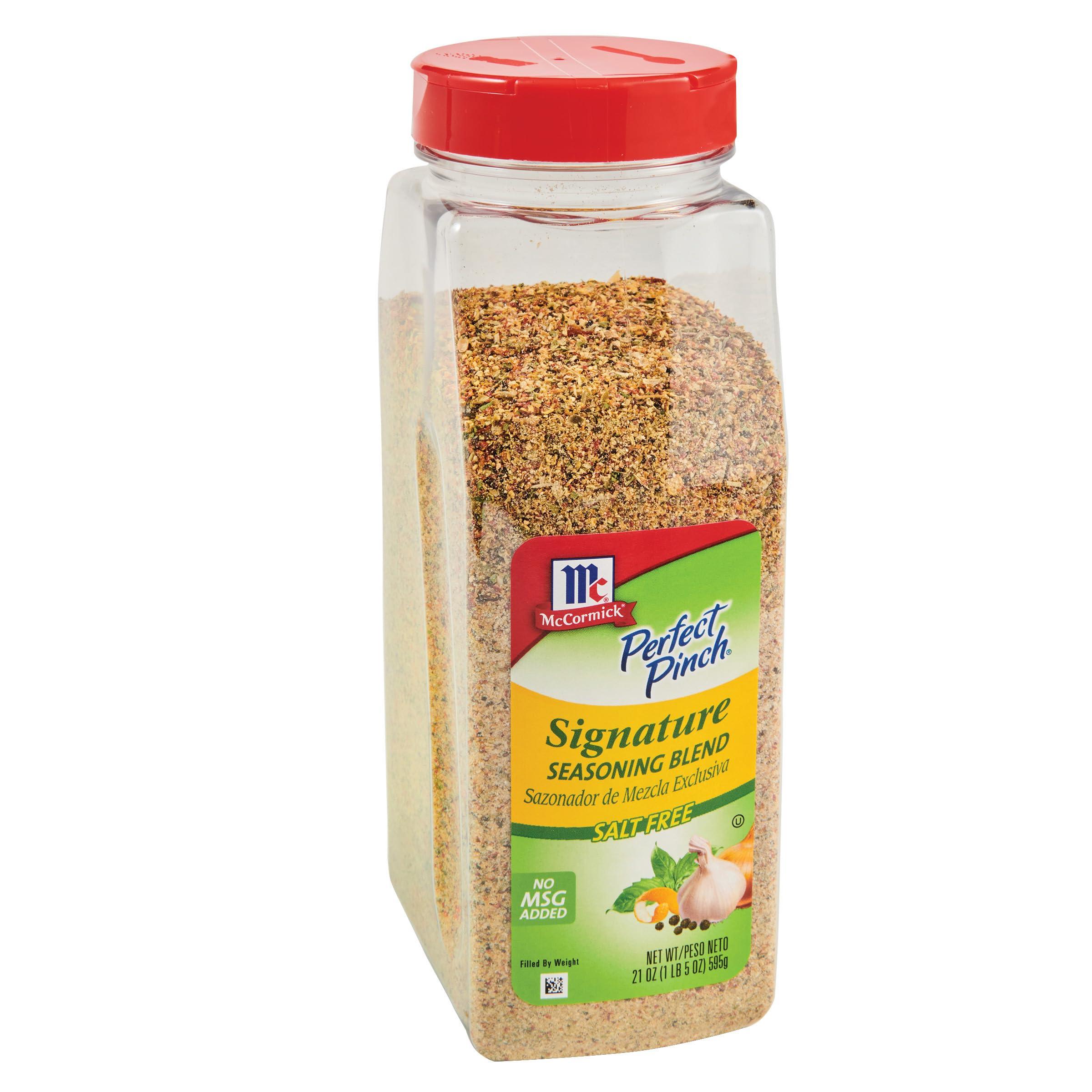 McCormick McCormick Perfect Pinch Signature Seasoning, 21 oz (Pack of 6) - Six 21 Ounce Containers of Signature Seasoning Blend Made With 14 Premium Herbs and Spices