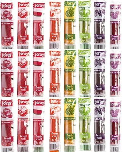Joray Joray fruit Roll Variety Pack (8 flavors) 24-count, .75 ounce package