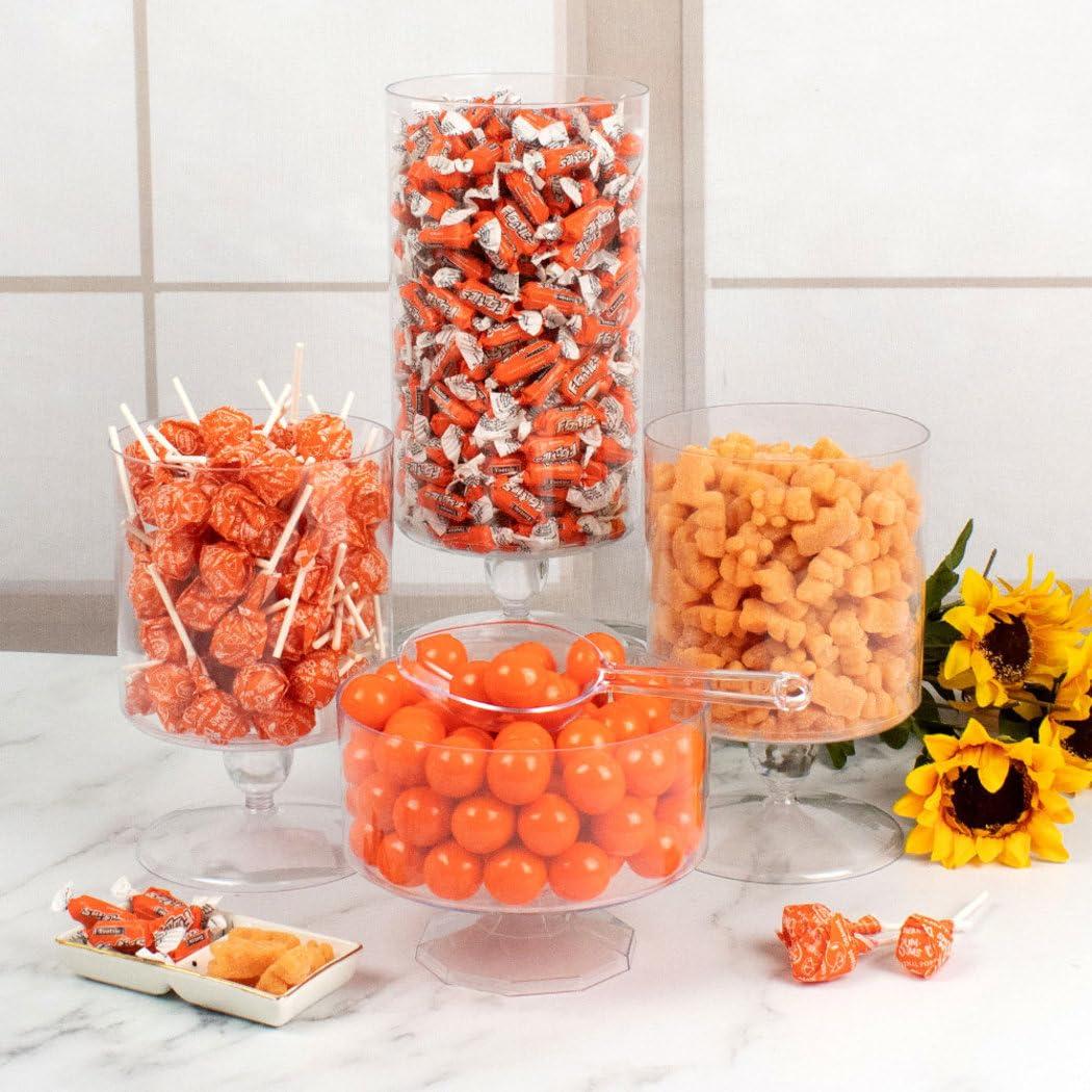 Just Candy Orange Value Size Candy Buffet - 775pcs (7.3 lbs)