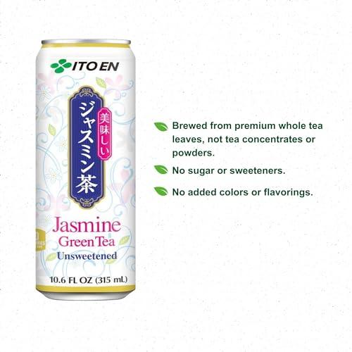 ITO EN Ito En Jasmine Green Tea, Unsweetened, 10.6 Ounce (Pack of 12)