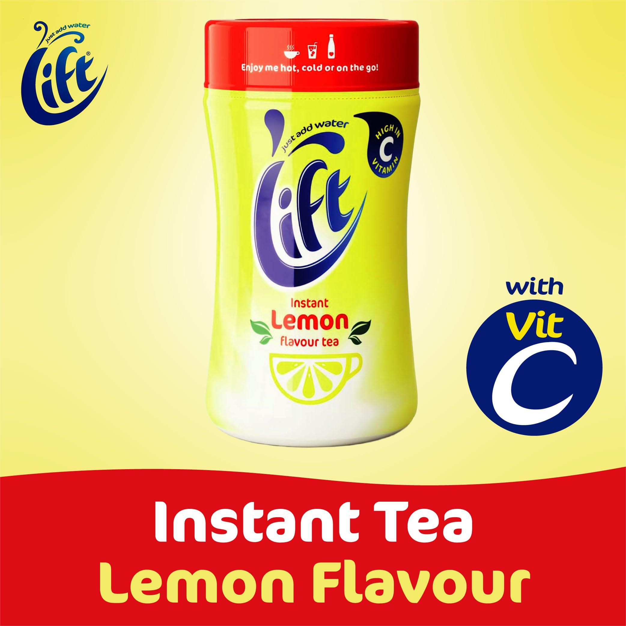 Lift Instant Lemon Flavour Tea Original Lift Instant Lemon Flavour Tea Imported From The UK England Give Yourself An Instant Lift With The Tangy Refreshment Of A Delicious Lemon Flavour Tea Drink It Hot Or Cold For A Unique Taste