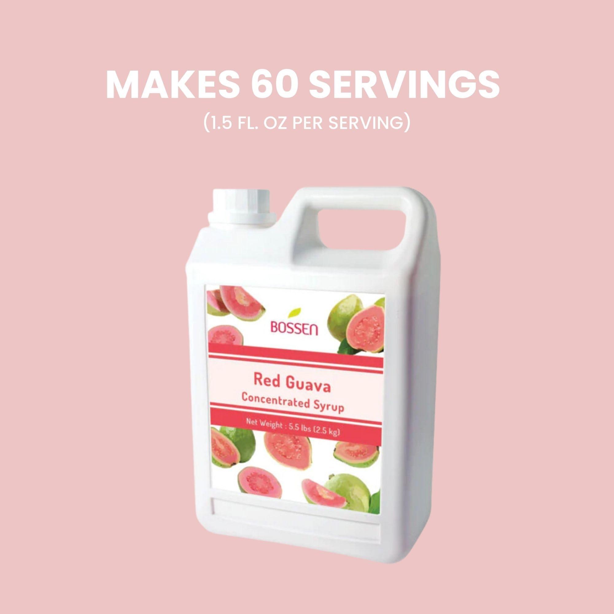 Bossen Bossen Concentrated Syrup_5.5 lb (Red Guava)