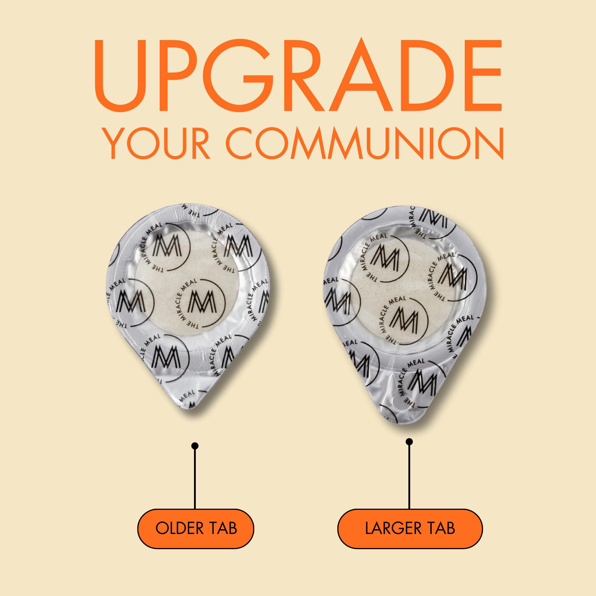 The Miracle Meal The Miracle Meal Pre-filled Communion Cups and Wafer Set - Box of 100 - Made with Concord Grape Juice & Wafer-Made in the USA