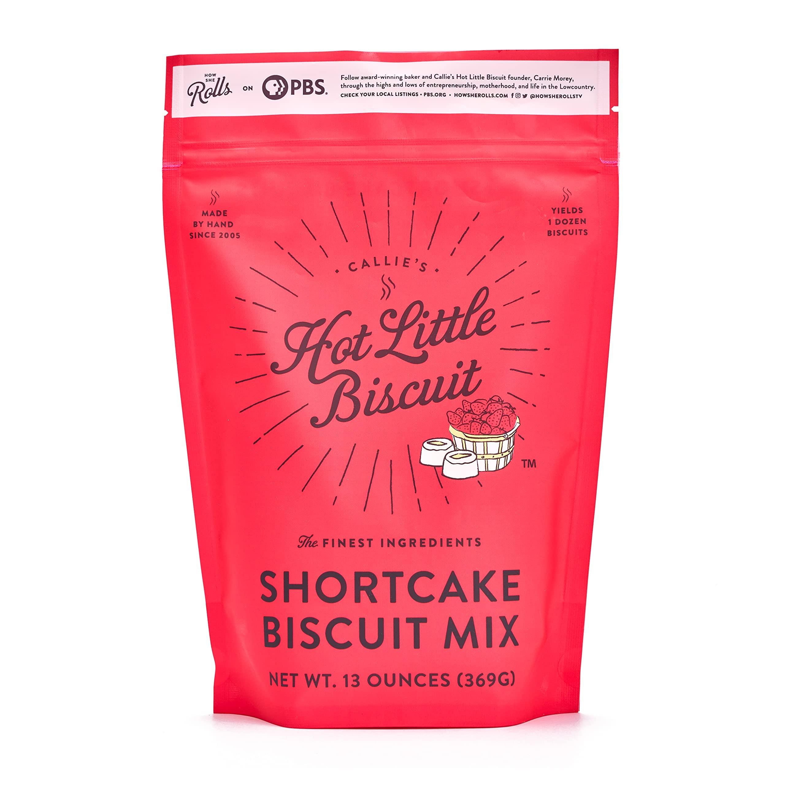 Callie's Hot Little Biscuit Callie's Hot Little Biscuit Shortcake Biscuit Mix | Fast, Easy, Delicious | 2 Bags of Biscuit Mix | 13oz per bag | Makes 24 Shortcake Biscuits