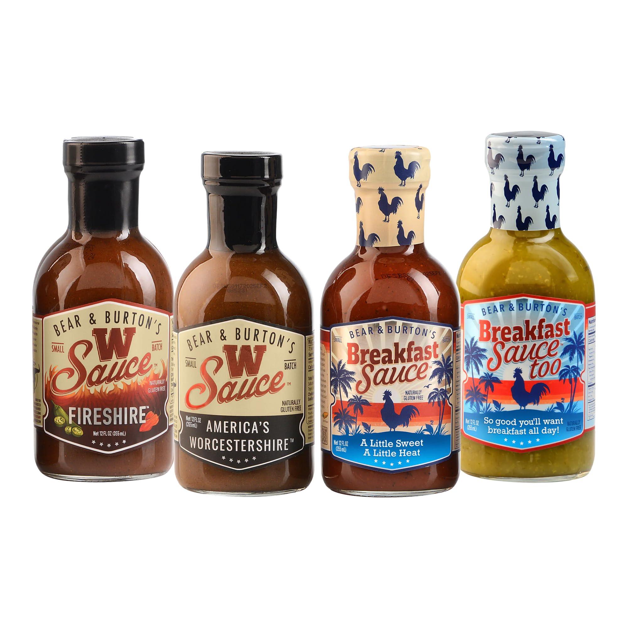 Old Florida Sauce Co. Bear & Burton\'s Flavor Pack, 4 Sauces