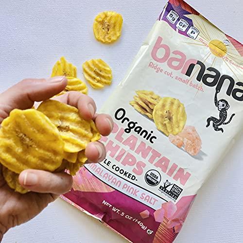 Barnana Barnana Organic Plantain Chips with Himalayan Pink Salt, 5 Oz