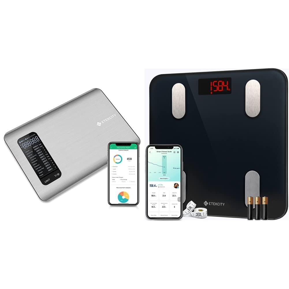 Etekcity Etekcity Food Kitchen Scale and Smart Body Composition Scale Bundle