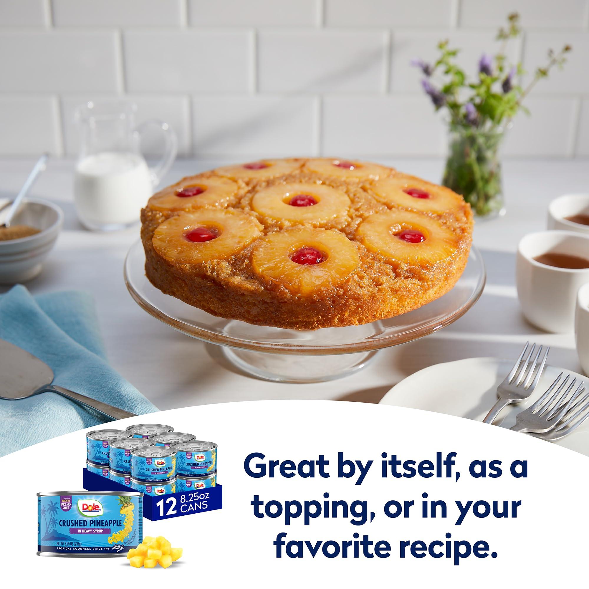Dole Dole Pineapple Slices in Heavy Syrup - Dole Canned Fruit - Rich Source of Vitamin C - 8.25 oz Cans - 12 Pack