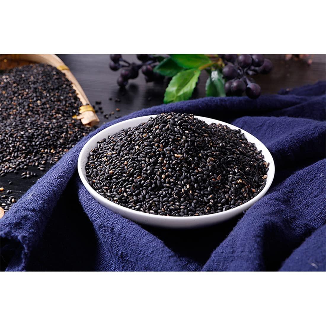 SPFLAUFR Black Sesame Powder (14.1ounce) pure black sesame paste100% Black Sesame Seeds Powder, No Sugar,400gram