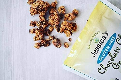 Jessica's Natural Foods Jessica's Natural Foods Gluten-Free Chocolate Chip Granola 11 oz. - All-Natural Granola, Non GMO Breakfast Cereal and Snack, Certified Gluten Free - Chocolate Chip