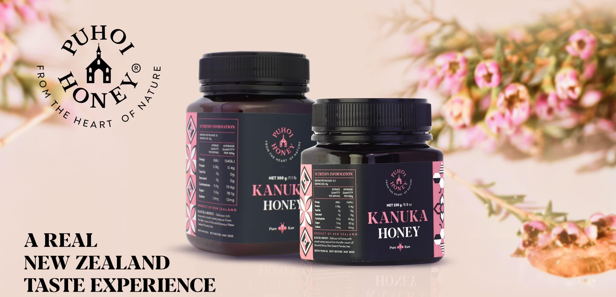 Puhoi Honey New Zealand 100% Pure & Raw Kanuka Honey 250g (8.8oz)