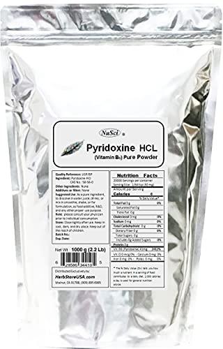 NuSci NuSci Pyridoxine HCl Vitamin B6 Pure Powder 100g (3.52oz)