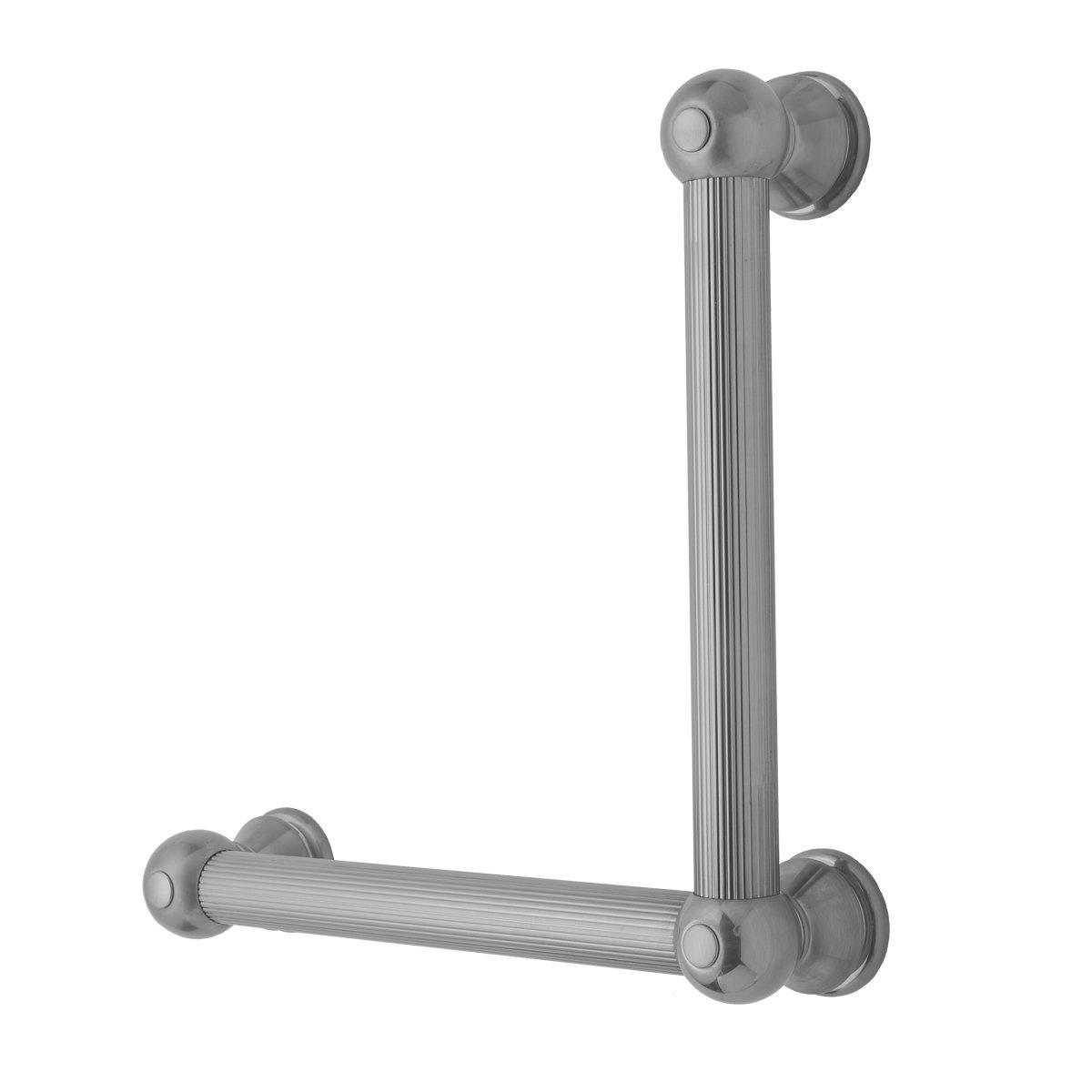 Jaclo Jaclo G33-12H-16W-LH-BKN - G33 12H x 16W 90° Left Hand Grab Bar