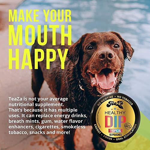 TEAZA HERBAL ENERGY POUCH TeaZA Energy Variety Pack - Flavored Pouches (8 Pack)