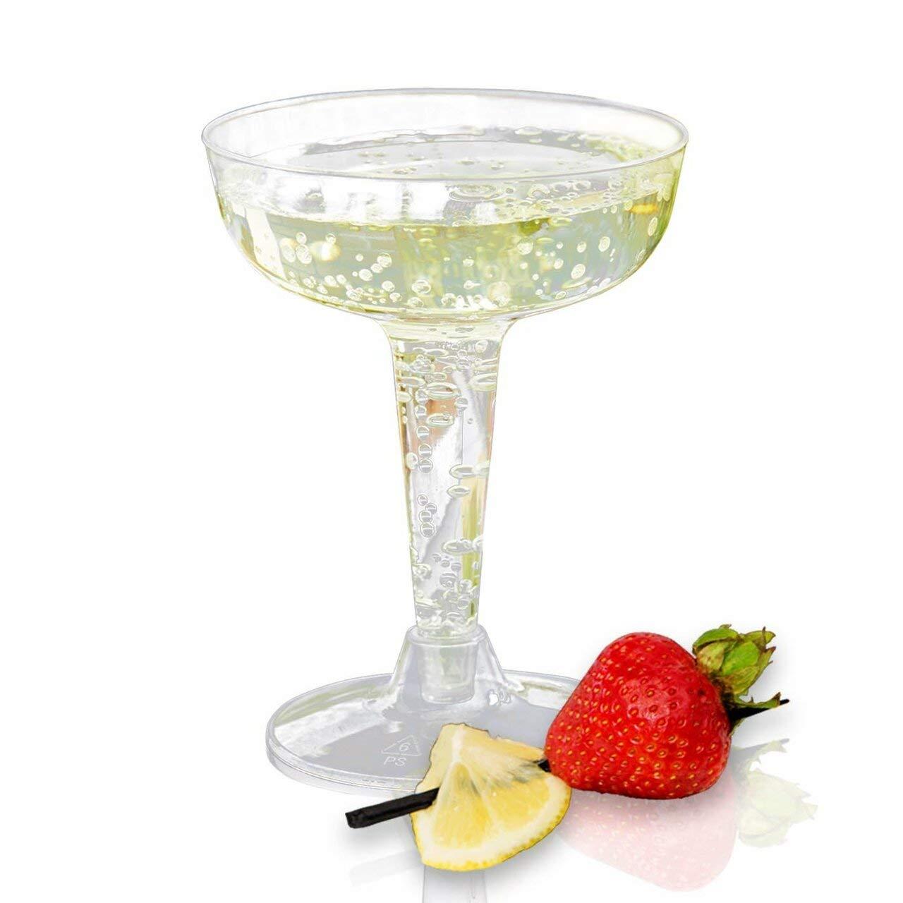 Kaya Plastic Margaret Cups - 6 oz | Clear | Pack of 12