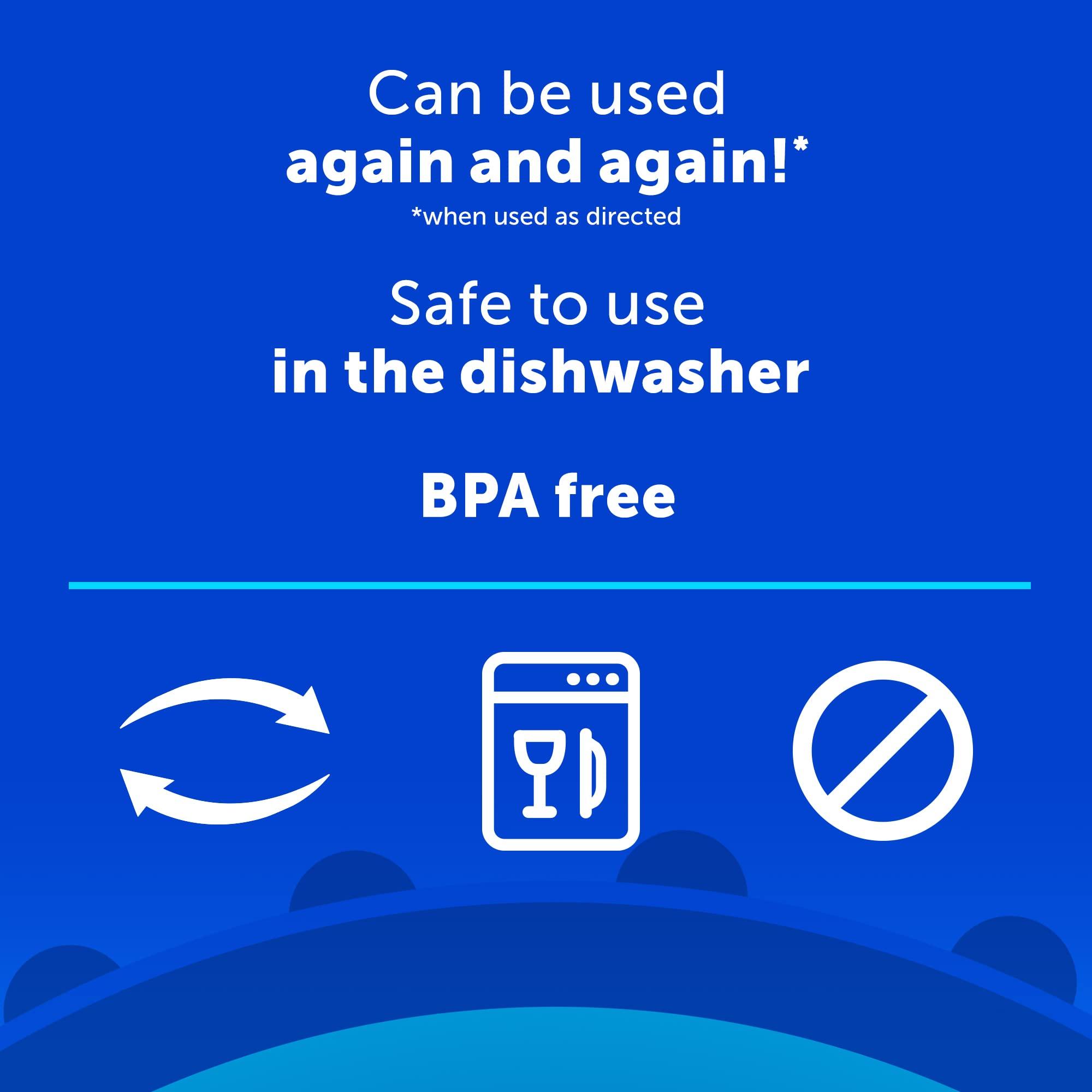 SC Johnson Ziploc Food Storage Meal Prep Containers Reusable for Kitchen Organization, Smart Snap Technology, Dishwasher Safe, Deep Rectangle, 2 Count (pack of 4)