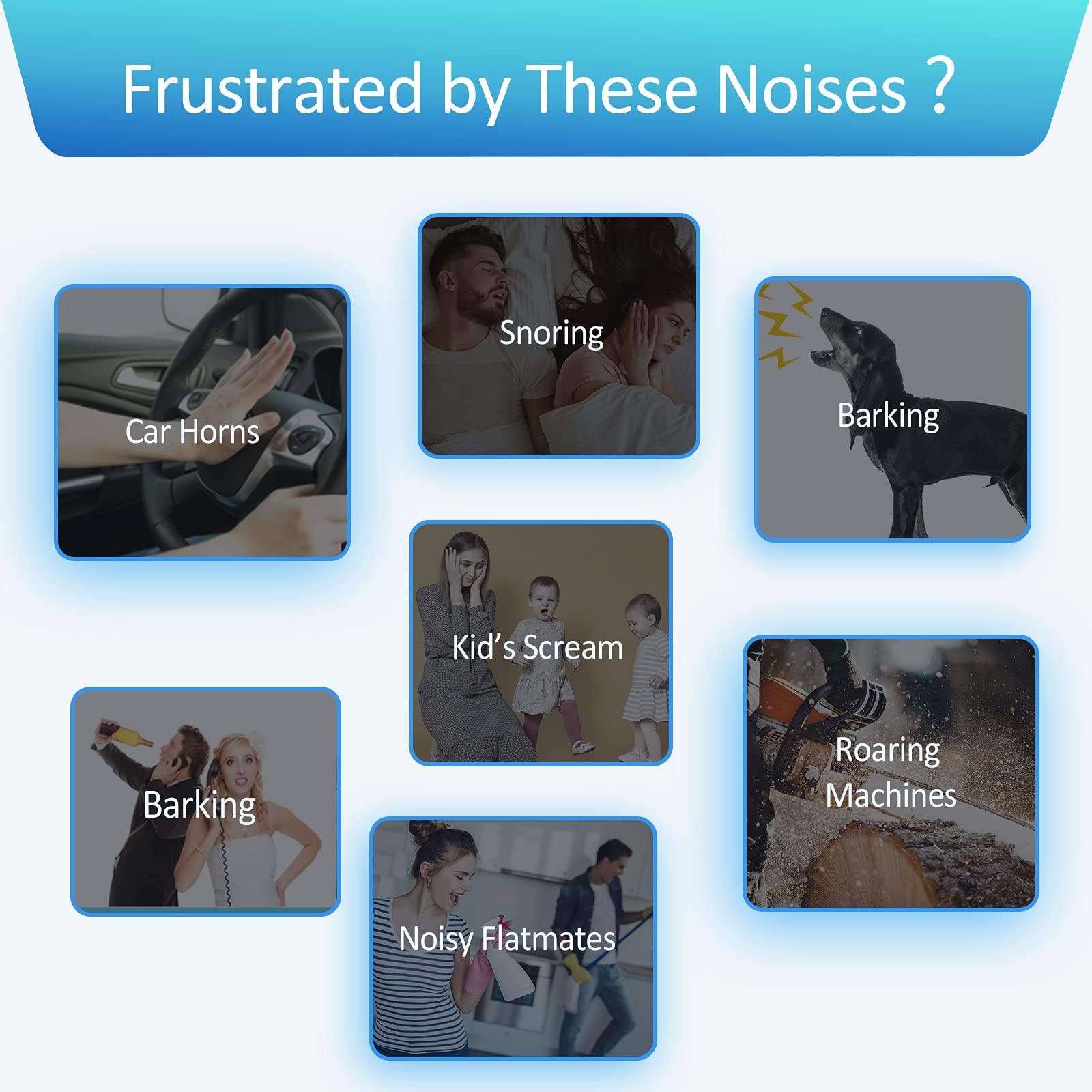 Onhear Ultra Soft Ear Plug for Sleeping, 120 PCs High Noise Cancelling Earplug with Aluminum Case, Industrial-Grade Hearing Protection Earplug for Snoring/Working/Studying/Side Sleeper, Slow Rebound