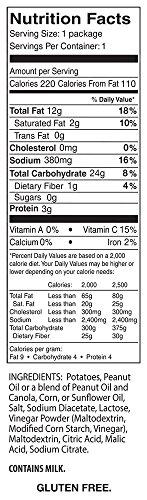 Zapp's Zapp’s New Orleans Kettle-Style Potato Chips, Salt and Vinegar – Crunchy Chips with a Bold Flavor, Great for Lunches or Snacking on the Go, 1.5 oz. Bag (Pack of 30)