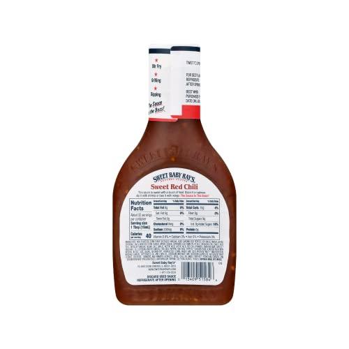 Sweet Baby Ray's Sweet Baby Ray\'s, Wing Sauce & Glaze, Sweet Red Chili, 16oz Bottle (Pack of 1)