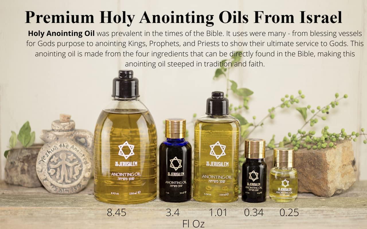 Spring Nahal Holy Anointing Oil from Israel, Holy Spiritual Oils Bottles from Jerusalem Blessed, Handmade with Natural Ingredients and Blessed for Wedding Ceremony, Religious Use, 1.01 Fl Oz
