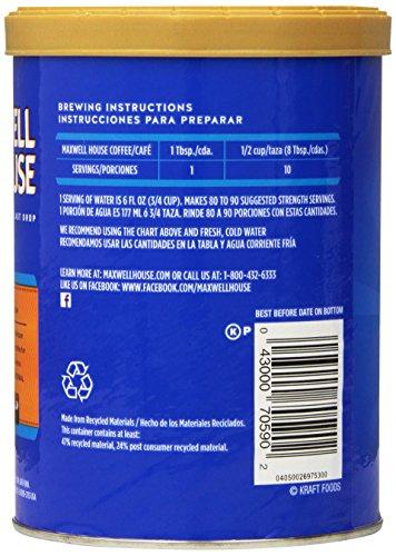 MAXWELL HOUSE Maxwell House Master Blend Ground Coffee, 11.5-Ounce Cannister (Pack of 4)