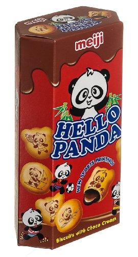 MEIJI Meiji Hello Panda Biscuits with Chocolate Cream, 2-Ounce Boxes (Pack of 20)