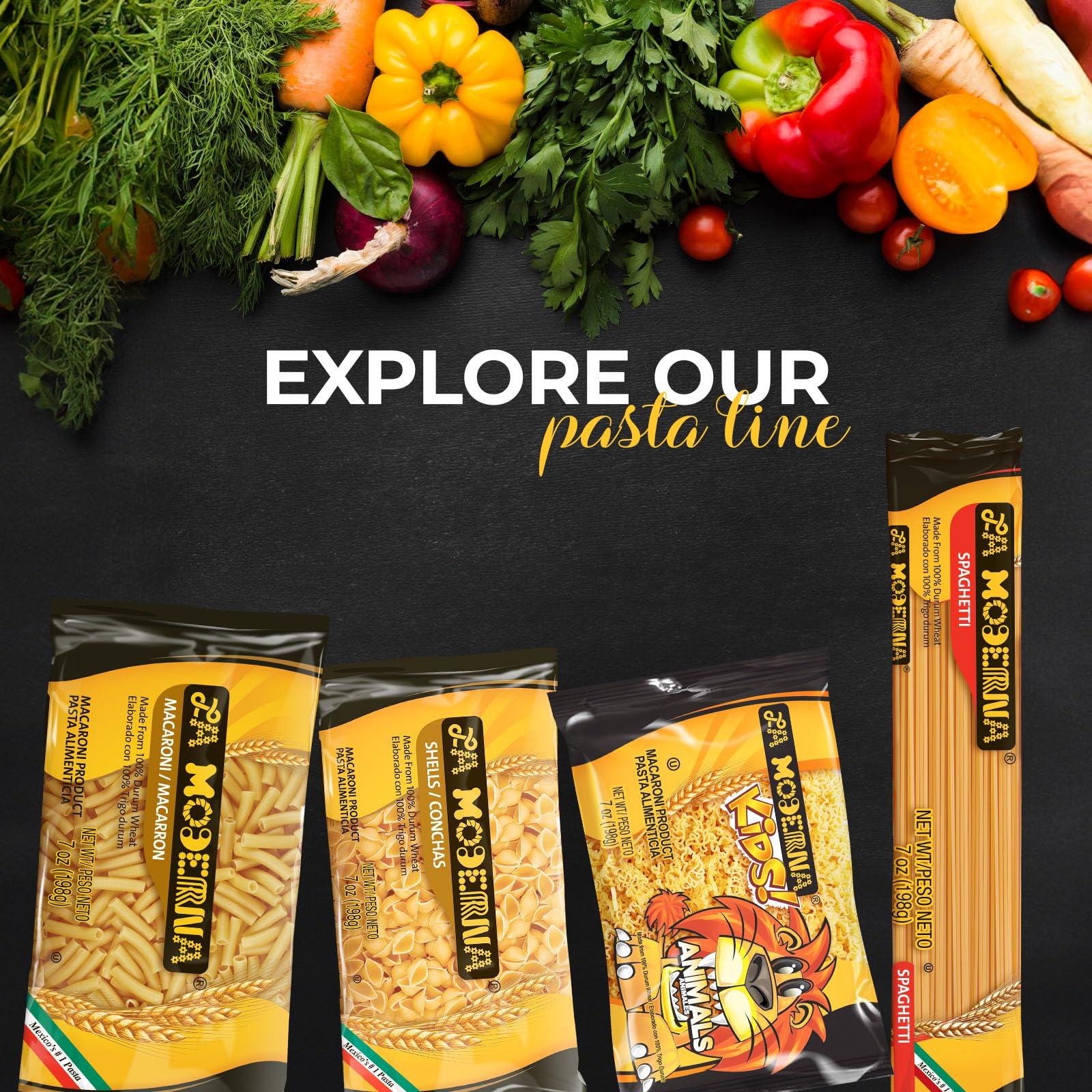 La Moderna LA MODERNA, Codos, Pasta, Hecha con Smola de Trigo Durum, Enriquecida con Vitaminas y Hierro, 7 oz