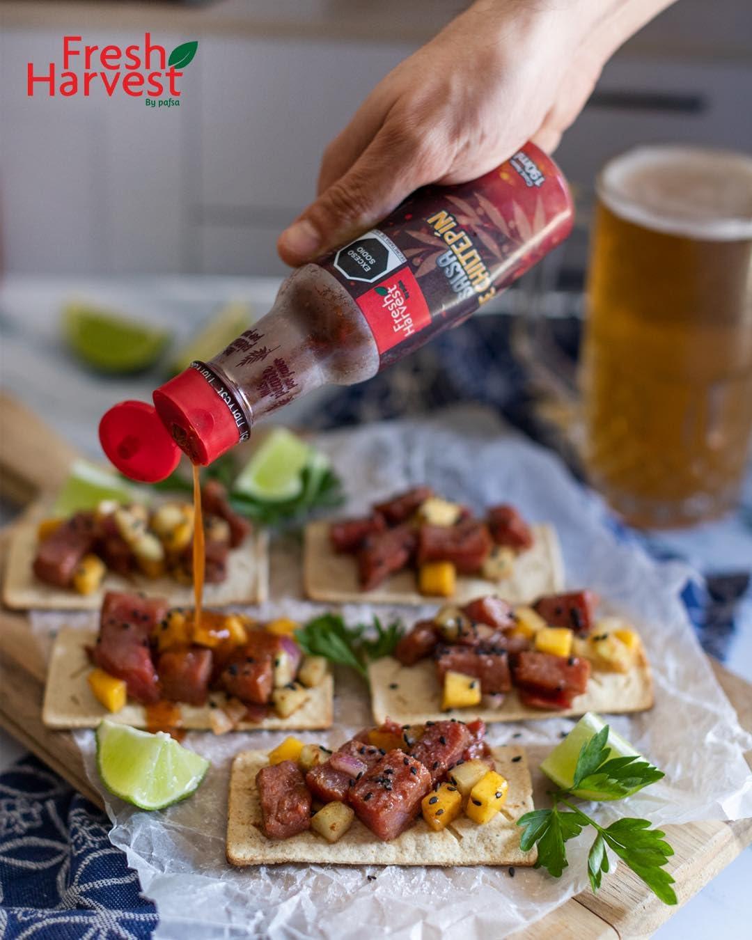 Fresh Harvest By Pafsa Chiltepn Sauce 5Lt (169.07 Fl Oz) | Mexican Hot Sauce | Fresh Harvest