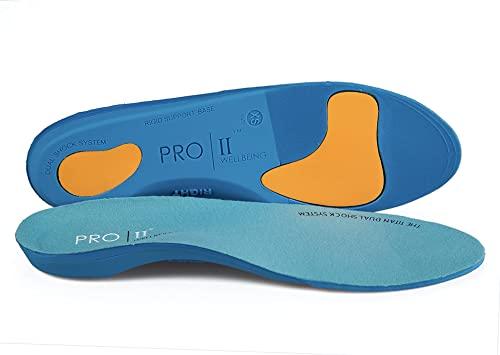 PRO 11 WELLBEING PRO 11 WELLBEING The Titan Orthotic Sports Insole with Dual Shock Balance Correction and Rigid Support Base for Over Pronation and Plantar Fasciitis (5/6.5 UK)