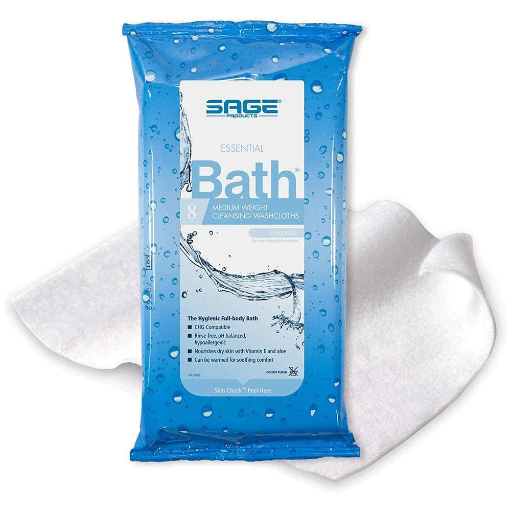 Sage Sage 96511700 Bath Wipe Comfort Bath 8 X 8 Inch Soft Pack Aloe 7942