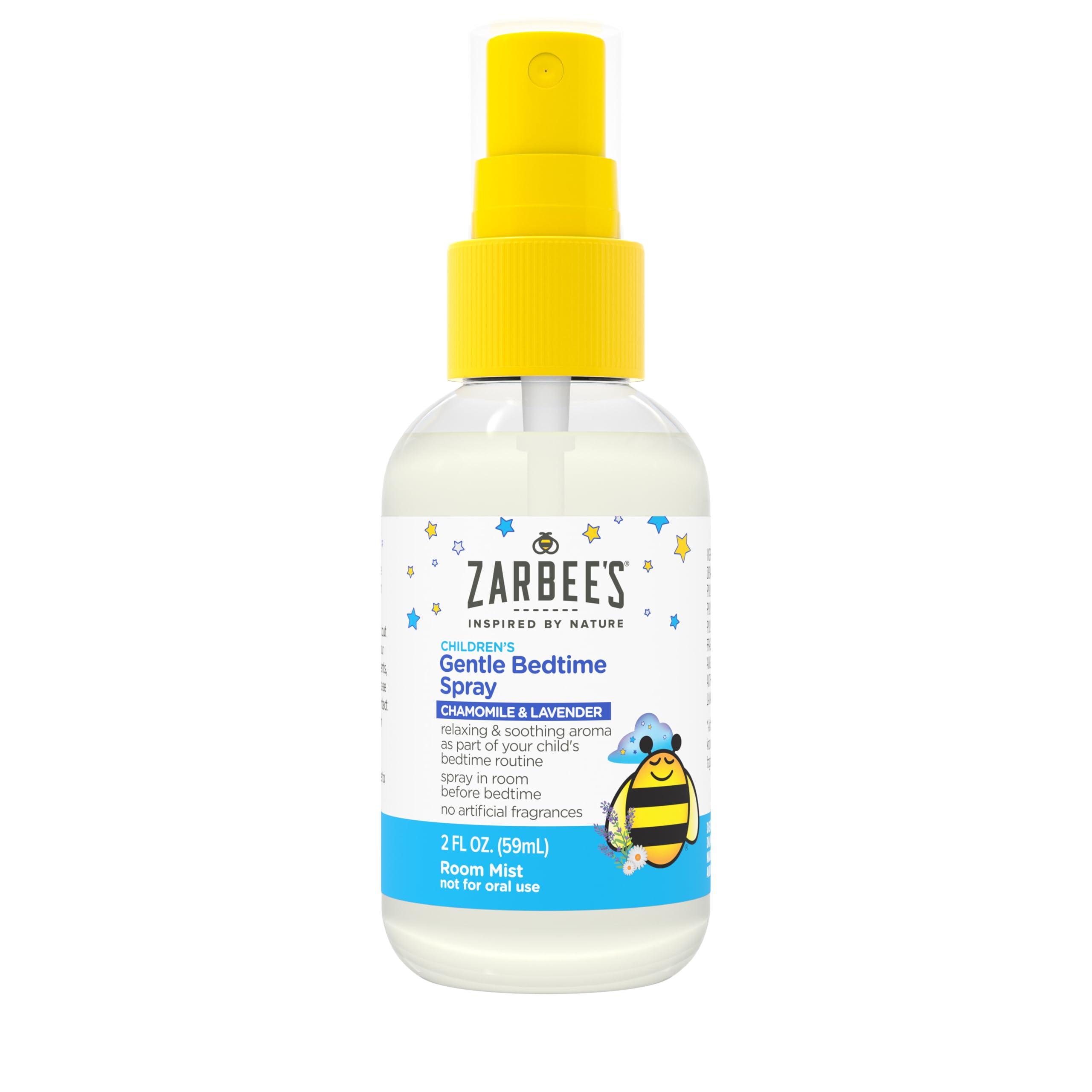 Zarbee\'s Zarbee\'s Gentle Bedtime Kids Sleep Spray, Chamomile & Lavender Room Spray Helps Create a Calming Atmosphere to Prepare for Sleep, 2oz