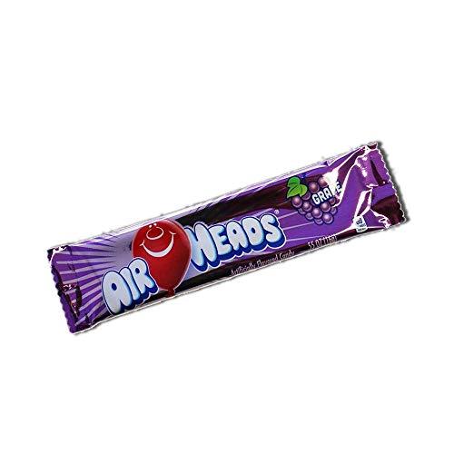 Airheads AIRHEADS CANDY INDIVIDUALLY WRAPPED BARS, GRAPE, NON MELTING, 0.55 OUNCE