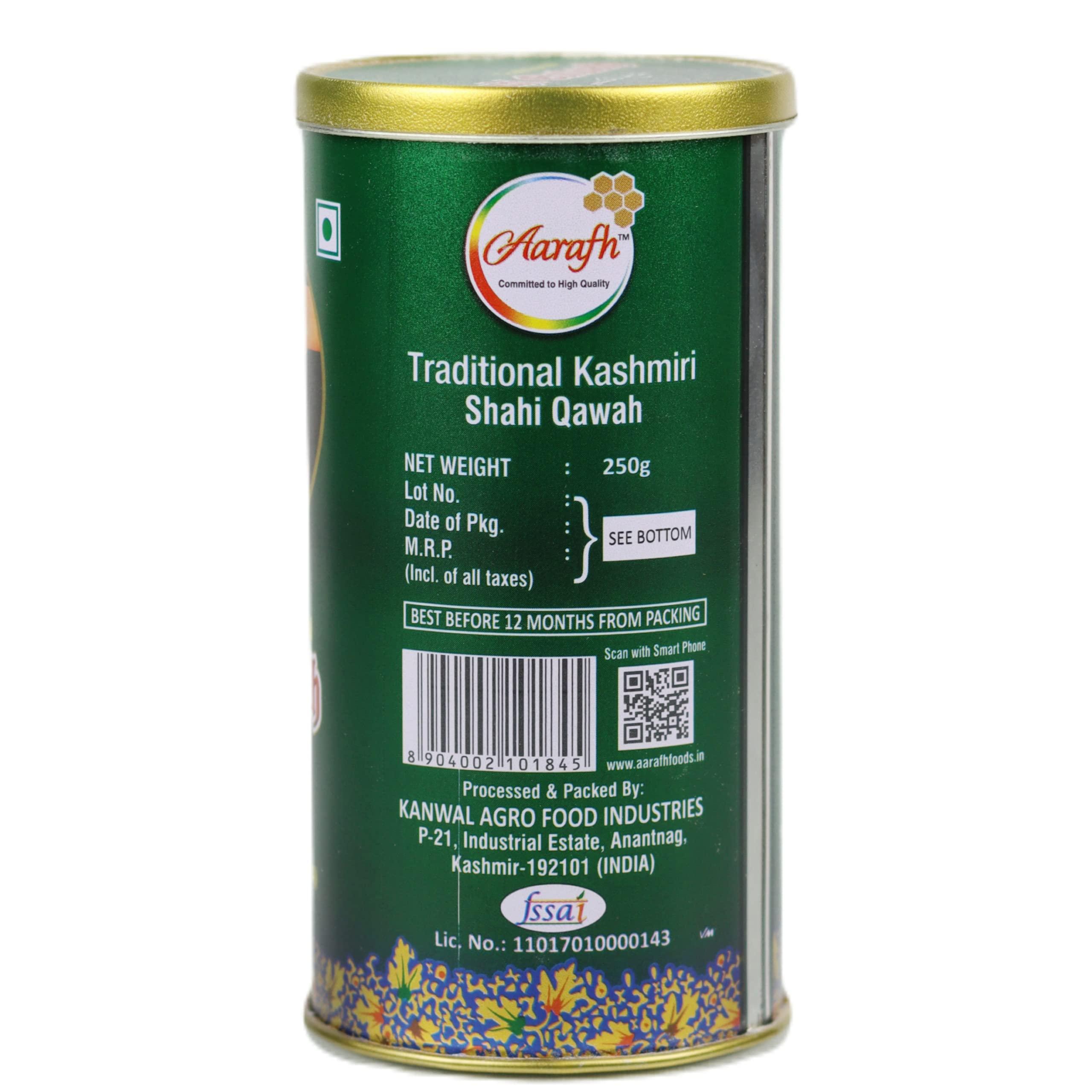 Aarafh Aarafh Shahi Kashmiri Qawah (Kahwa) Tea, 500 GM (250 GMx2) Combo