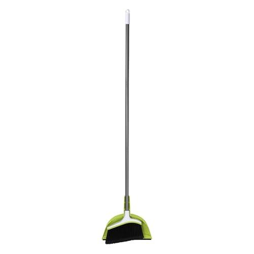 Casabella Casabella Broom & Dustpan Set, 44-Inch Angled Broom with Snap-On Dustpan, Durable Bristles, Innovative Dustpan, Convenient Storage - Perfect for Tile, Wood, and Laminate Floors