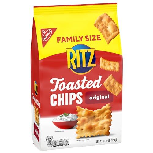 Ritz RITZ Toasted Chips Original Crackers, Family Size, 11.4 oz